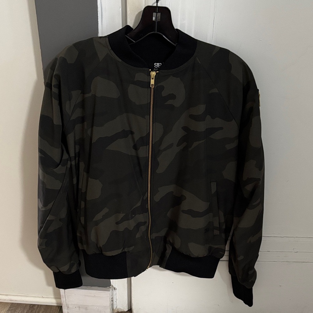 Albion Fit Camouflage Bomber Jacket